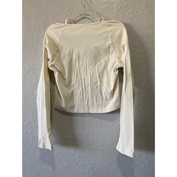 Urban Outfitters Cropped Butterfly Top Y2K Retro Boho Large - Picture 4 of 8